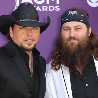 Jason Aldean, Willie Robertson in 48th Annual ACM Awards - Arrivals