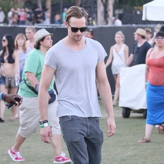 Alexander Skarsgard in Celebrities at The 2012 Coachella Valley Music and Arts Festival - Week 2 Day 1