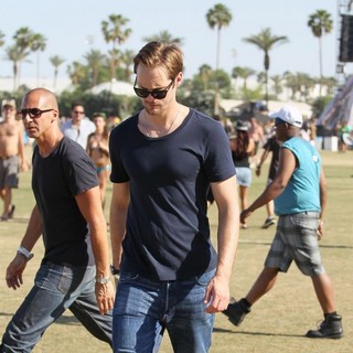 Alexander Skarsgard in Celebrities at The 2012 Coachella Valley Music and Arts Festival - Week 2 Day 3