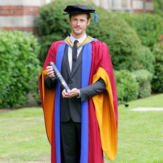 Alexander Skarsgard in Alexander Skarsgard Receives An Honorary Degree in The Arts from Leeds Metropolitan University