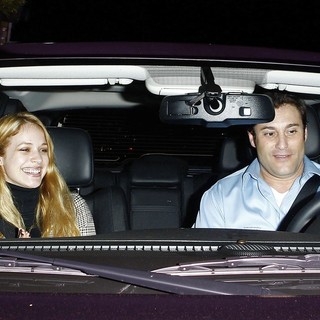 Alexis Knapp in Outside Bagatelle Restaurant