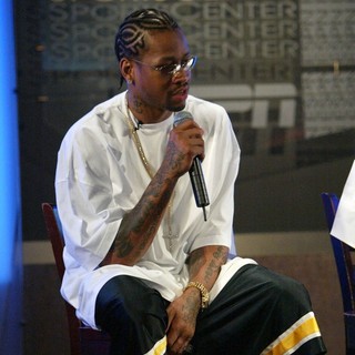 Allen Iverson held A Press Conference for His Annual Charity Event to Raise Money