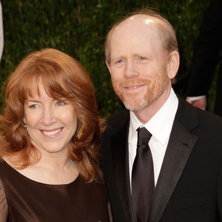 Cheryl Alley, Ron Howard in 2013 Vanity Fair Oscar Party - Arrivals