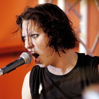 Amanda Palmer Performing An in-Store Concert