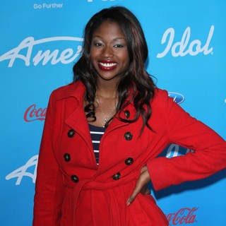 Amber Holcomb in FOX's American Idol Finalists Party