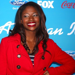 Amber Holcomb in FOX's American Idol Finalists Party