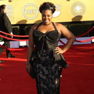 Amber Riley in The 18th Annual Screen Actors Guild Awards - Arrivals