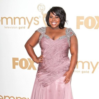 Amber Riley in The 63rd Primetime Emmy Awards - Arrivals