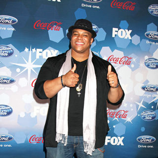 Michael Lynche in The American Idol Top 12 Party for Season 9