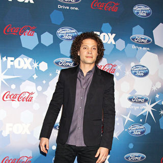 Justin Guarini in The American Idol Top 12 Party for Season 9