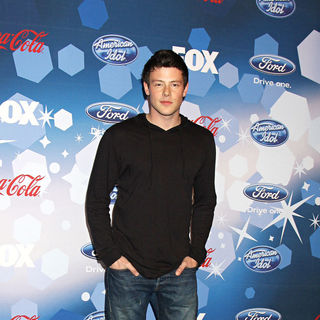 Cory Monteith in The American Idol Top 12 Party for Season 9