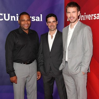 Anthony Anderson, Jesse Bradford, Zach Cregger in NBC Universal Press Tour