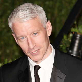 Anderson Cooper in 2011 Vanity Fair Oscar Party