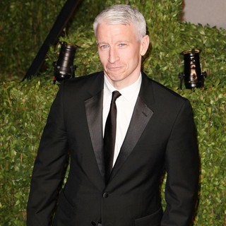 Anderson Cooper in 2011 Vanity Fair Oscar Party