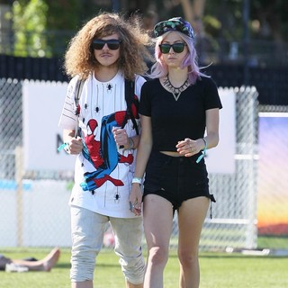 Blake Anderson, Rachel Finley in Celebrities at The 2012 Coachella Valley Music and Arts Festival - Day 2