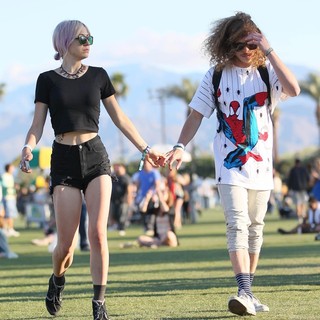 Rachel Finley, Blake Anderson in Celebrities at The 2012 Coachella Valley Music and Arts Festival - Day 2