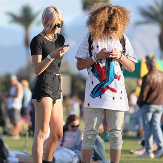 Rachel Finley, Blake Anderson in Celebrities at The 2012 Coachella Valley Music and Arts Festival - Day 2