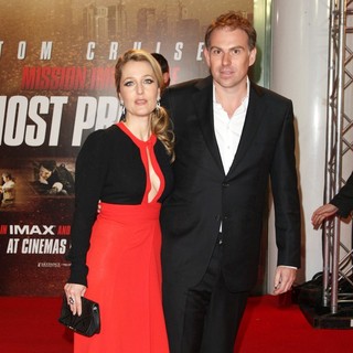 Gillian Anderson, Mark Griffiths in The UK Premiere Mission: Impossible - Ghost Protocol - Arrivals