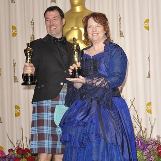 Mark Andrews, Brenda Chapman in The 85th Annual Oscars - Press Room