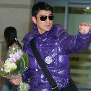 Andy Lau in Andy Lau Arrives at Incheon Airport to Promote Three Kingdoms: Resurrection of The Dragon