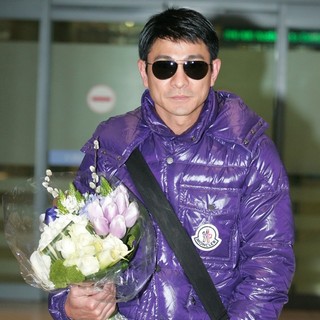 Andy Lau in Andy Lau Arrives at Incheon Airport to Promote Three Kingdoms: Resurrection of The Dragon