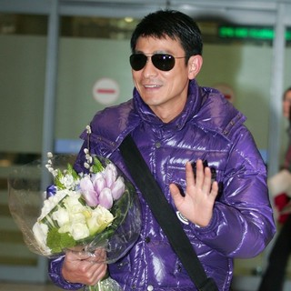 Andy Lau Arrives at Incheon Airport to Promote Three Kingdoms: Resurrection of The Dragon