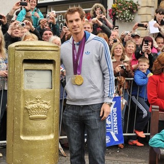 Andy Murray in Andy Murray Returns to His Hometown of Dunblane
