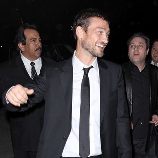 Andy Whitfield in Calvin Klein Collection and Los Angeles Nomadic Division (LAND) 1st Annual Celebration