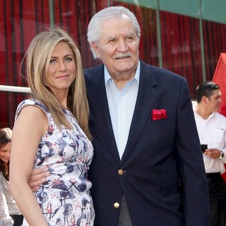 Jennifer Aniston, John Aniston in Jennifer Aniston Is Honored with A Star on The Hollywood Walk of Fame