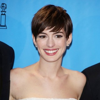 Anne Hathaway in 70th Annual Golden Globe Awards - Press Room