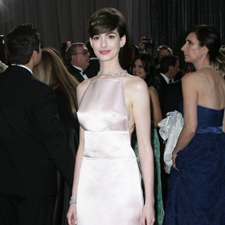 Anne Hathaway in The 85th Annual Oscars - Red Carpet Arrivals