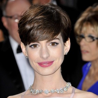 Anne Hathaway in The 85th Annual Oscars - Red Carpet Arrivals