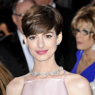 Anne Hathaway in The 85th Annual Oscars - Red Carpet Arrivals