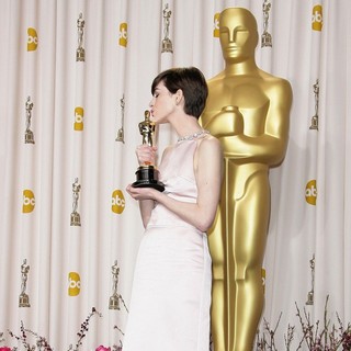 Anne Hathaway in The 85th Annual Oscars - Press Room