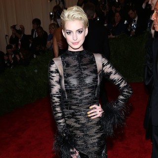 Anne Hathaway in PUNK: Chaos to Couture Costume Institute Gala