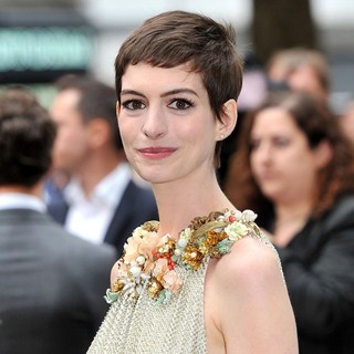 Anne Hathaway in The European Premiere of The Dark Knight Rises - Arrivals
