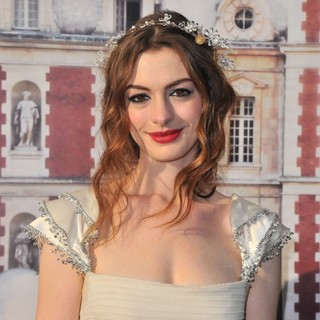 Anne Hathaway in The White Fairy Tale Love Ball - Arrivals