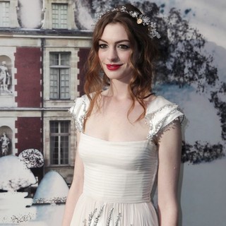 Anne Hathaway in The White Fairy Tale Love Ball - Arrivals