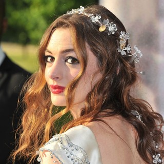 Anne Hathaway in The White Fairy Tale Love Ball - Arrivals