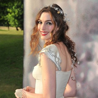 Anne Hathaway in The White Fairy Tale Love Ball - Arrivals