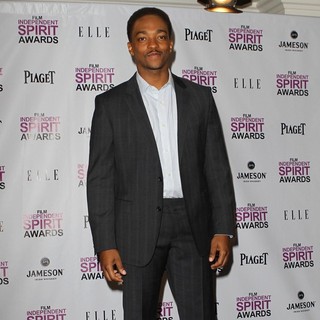Anthony Mackie in Piaget at The 2012 Film Independent Spirit Awards Nominations Press Conference