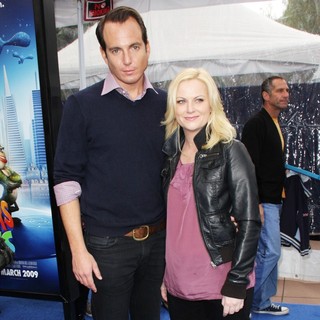 Will Arnett, Amy Poehler in Los Angeles Premiere Monsters vs. Aliens