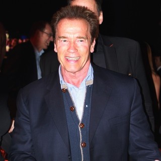Arnold Schwarzenegger in Arnold Schwarzenegger attends The Kitz Race Club Party with Friends