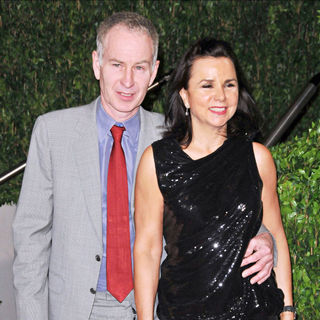 John McEnroe, Patty Smyth in The 82nd Annual Academy Awards (Oscars) - Vanity Fair Party - Arrivals