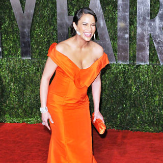 Paula Patton in The 82nd Annual Academy Awards (Oscars) - Vanity Fair Party - Arrivals