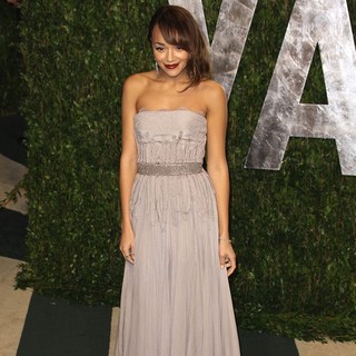 Ashley Madekwe in 2012 Vanity Fair Oscar Party - Arrivals
