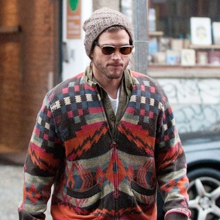 Ashton Kutcher in Ashton Kutcher on His Way to A Cafe on Chausseestrasse Street