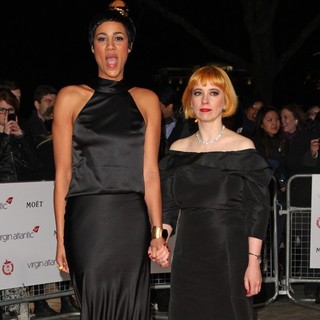 Zawe Ashton, Carol Morley in The Critics' Circle Film Awards 2012 - Arrivals
