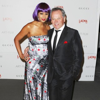Gelila Assefa, Wolfgang Puck in LACMA's Art And Film Gala Honoring Clint Eastwood and John Baldessari
