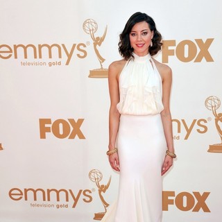 Aubrey Plaza in The 63rd Primetime Emmy Awards - Arrivals